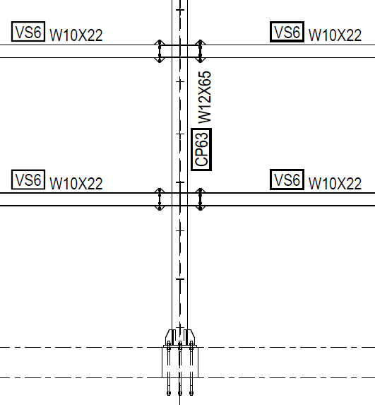 Estructuras Metálicas con Placas Base Concéntricas, Shop Drawing
