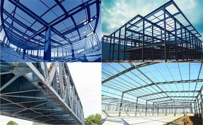 Forma de las Estructuras Metálicas Para Techos Livianos.