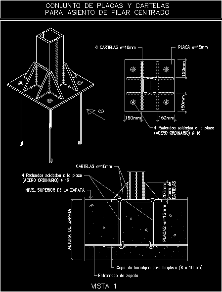 Placas Base para Columnas Metálicas de Pequeña Excentricidad