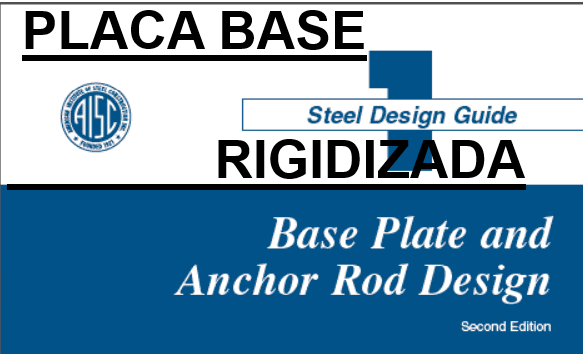 Placa Base Metálica Rigidizada Grande Excentricidad